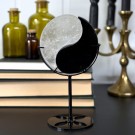 Yin Yang i Bergkrystall & Svart Obsidian med Holder thumbnail