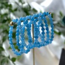 Blå Kalsedon Armbånd, 8mm thumbnail