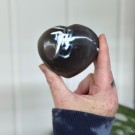 Stor Chunky Orca Agat Hjerte #5 (Spekkhoggersteinen) thumbnail