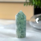 Lite Grønn Feather Fluoritt Tårn #1 thumbnail