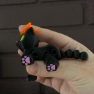 Witchy Halloween Cat - 3D Flexi Figur thumbnail