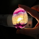 Regnbue Fluoritt Håndstein #3 thumbnail