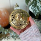 Stor Røkelsesskål i Messing med Stjernelokk thumbnail