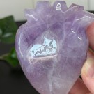 Ametyst Anatomisk Hjerte #1 thumbnail