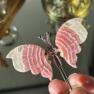 Unik Rhodokrositt Sommerfuglvinger m/stand #2 thumbnail