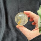 Bergkrystall Kule med Hematitt & Limonitt (Flammekvarts & Golden Healer) thumbnail