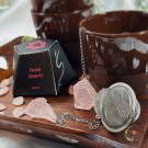 Krystall Tesil av Rosenkvarts - Kjærlighet thumbnail