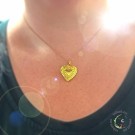 Divine Dulcet ~ Chérie (18K Hjerte Medaljonghalskjede + Vel Unt hjerte) thumbnail