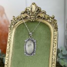 Hvit Månestein Anheng (KUN 1 STK) thumbnail