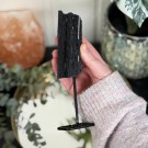 Svart Turmalin på stativ #1 thumbnail