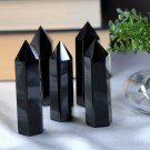 Svart Obsidian Tårn 8-9cm thumbnail