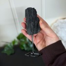 Svart Turmalin på stativ #2 thumbnail