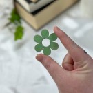 Grønn Blomst Krystallkuleholder thumbnail