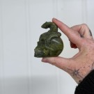 Serpentin Hodeskalle med Slange thumbnail
