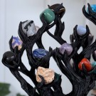 Livets Voktertre - Krystallholder for 21 Tromlede Steiner, Små Krystaller & Skatter thumbnail