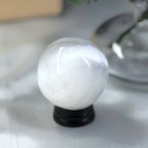 Selenitt Kule #2 (Satin Spar) - 4,9cm thumbnail