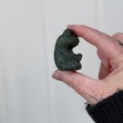 Frosk på Fisketur i Grønn Serpentin m/roterende base #1 thumbnail