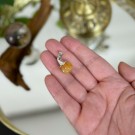 Gul Aventurin Gresskar med Heksehatt Anheng  thumbnail