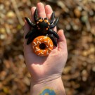 Medium Spider Donut - Pumpkin Spice thumbnail