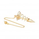 Stor Spiral Pendel - Gull thumbnail