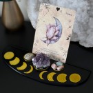Vel Unt's Månefase Tarot/Orakel kort holder - 1-2 kort + holder til 3 krystaller thumbnail