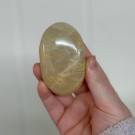 Stor Creamy Hvit Månestein Håndstein #4 thumbnail