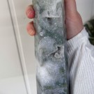 Stort Mose Agat Tårn - 35cm & 1690g thumbnail