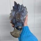 Stort Vulkan Agat Dragehode (2,2KG) thumbnail