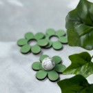 Grønn Blomst Krystallkuleholder thumbnail