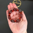 Chunky Blomster Karneol Krystall Armbånd thumbnail