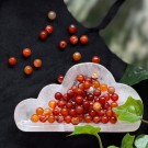 8mm Karneol Krystallperler - 10stk thumbnail