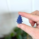 Julefigur: Blå Aventurin Juletre thumbnail