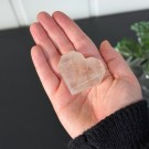 Flammekvarts Hjerte #2 - Indre Ild i Fasettslipt Form thumbnail