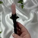 Magick Wand - Rosenkvarts, 26,7cm thumbnail