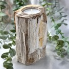 Forsteinet Tre Telysholder Høy thumbnail