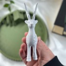 Snøfnugg Hjort - Hvit thumbnail