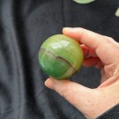 Grønn & Gul Fluoritt Kule thumbnail