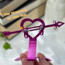 Rosa Krystallholder Til Hjerter thumbnail