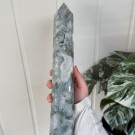 Stort Mose Agat Tårn - 35cm & 1690g thumbnail