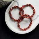 Krystallhjerte Armbånd - Rød Jaspis thumbnail