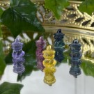 Mini Figur: Witchy Cat - Fluoritt (velg farge) thumbnail