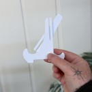 Dekorativ Holder/Stativ til Gryteunderlag - Hvitt thumbnail