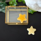 Julefigur: Stjerne - Oransje Kalsitt** thumbnail