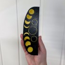 Vel Unt's Månefase Tarot/Orakel kort holder - 1-2 kort + holder til 3 krystaller thumbnail