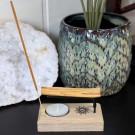 Sol Røkelsesholder i Tre - Palo Santo & Røkelsespinne thumbnail