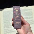 Vel Unt's Farget Bokmerke - Skull on Books thumbnail