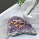 Ametyst Ring ~JUSTERBAR~ thumbnail