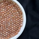 6mm Solstein med Månestein Krystallperler - 10stk thumbnail