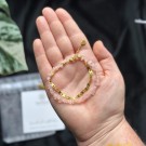 Divine Dulcet ~ Waikiki (Rosenkvarts & 24K Dobbeltlags Armbånd + Vel Unt hjerte) thumbnail