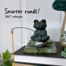 Frosk på Fisketur i Grønn Serpentin m/roterende base #2 thumbnail